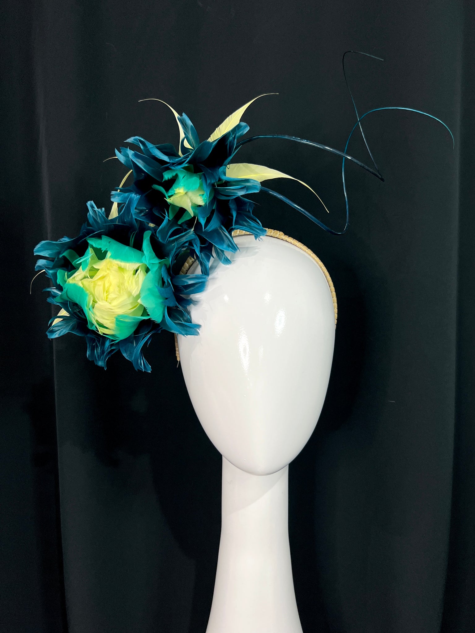 Teal Peonies