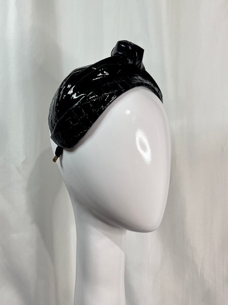 Patent Leather Turban Headband