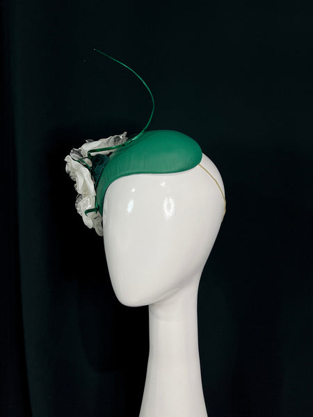 Green Leather Headband