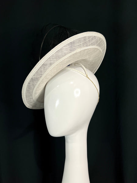 White Tilt Hat