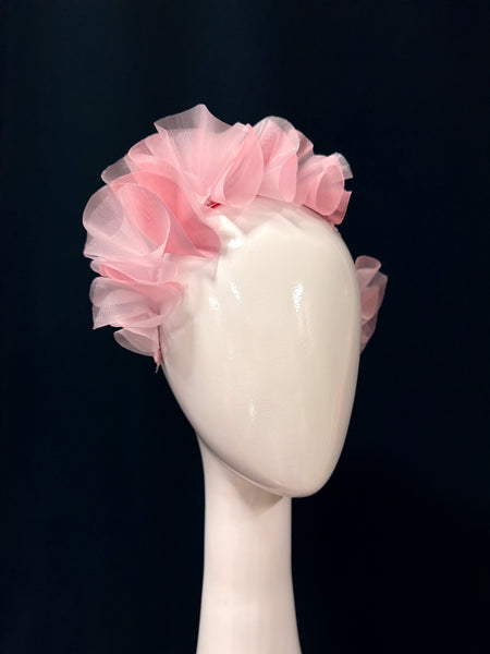 Baby Pink Ruffled Headband