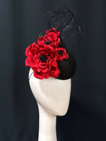 Red Roses and Lace Percher