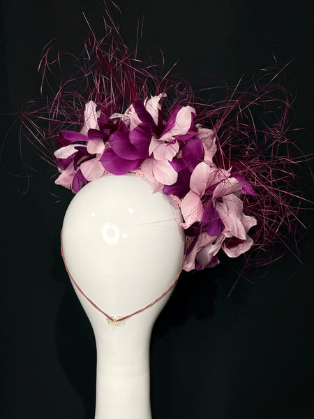 Mauve Floral Percher
