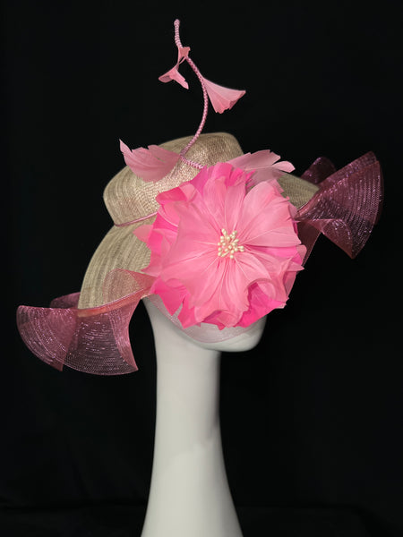 Pink Ruffle Brim